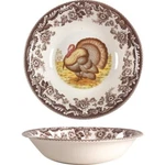 Spode Woodland Ascot Cereal Bowl - Turkey Ideal For Your Thanksgiving Table. Fixed Price $44.00.