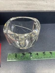 Orrefors Crystal Bowl Mirror Erika Lagerbielke Sweden Heavy. Fixed Price $45.00.
