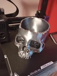 Lifelike 3D Printed Skull Candy Bowl Spooky Halloween Decor For Trick-or-treat. Fixed Price $45.99.