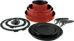 T-fal Ingenio Nonstick Cookware Set 10 Piece Dishwasher Safe, Detachable Handle. Fixed Price $108.99.