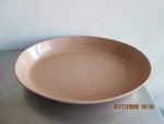 Coated Bon Chef Pewter Platter Bowl 15 X 11" 2" Light Brown. Fixed Price $29.99.