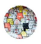 7.75" Round Plate Bunch Of Cats Made In Japan. Fixed Price $7.19.