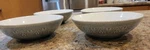 Euro Ceramica Fez Dove Crackle Glaze Set 4 Pasta Bowls 7 Inch. Fixed Price $29.99.