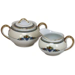Noritake Sorrento Lidded Sugar Bowl And Creamer Set Japan 76965 Vintage 1920'S. Fixed Price $28.00.