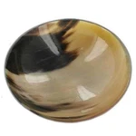 All Natural Renaissance Style Hand Carved Bovine Horn Bowl 16OZ Unique Marbling. Fixed Price $14.99.