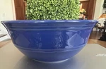 Mainstays Navy Stoneware Dishwasher & Microwave Safe Serving Bowl 2.8 Lbs. Fixed Price $14.00.
