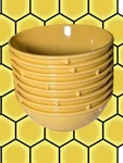 Carlisle Melamine 5.5" Nappie Bowl 14 Oz Honey Yellow Set Of 8 Stackable New. Fixed Price $29.99.