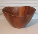 Acacia Wooden Bowl, Lipper International Size: 12" 7" Made Thailand. Fixed Price $19.97.