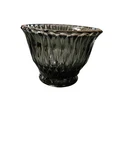 Vintage Libbey Glass Smoke Gray Inverted Diamond Pattern Sugar Bowl Missing Lid,. Fixed Price $16.99.