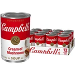Campbell's Condensed Cream Of Mushroom Soup 10.5 Oz Can 12 Pack. Fixed Price $20.21.