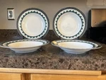 (4) Mikasa Usa Darby Lane M5143 Pasta/soup Bowls. Fixed Price $25.00.