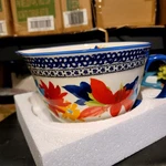 Pioneer Woman 12 Ceramic Batter Bowl W/ Spout Fiona Floral 3.3QT. Fixed Price $40.00.