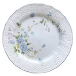 Set Of 4 Mikasa Precious Blue Michelle Dinner Plates 11" D2501 Japan. Fixed Price $44.99.
