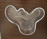 Iittala Marked Alvar Aalto Clear Glass Bowl 7.5 6"X 2" Finland. Fixed Price $39.00.