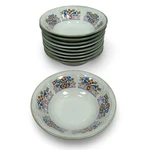 International China Provinstone Lotus Valley S-1104 Soup Cereal Bowls. Fixed Price $99.99.