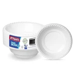 Propack 100X White 18 Oz Heavy Weight Disposable Plastic Bowls For Weddings Even. Fixed Price $31.48.