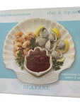 Boston Warehouse Seafare Seashell Chip & Dip Set 2-PC Removable 6 Oz Bowl. Fixed Price $19.99.