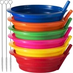 Cereal With Straws For Kids (set Of 6 20-OUNCE Bowls) Bpa-free Plastic. Fixed Price $26.95.
