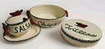 Chips, Tortillas & Salsa Set From Abc Distributing 1993 Vintage/collectible. Fixed Price $29.99.