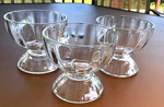 Libbey 5110 Supreme Clear Glass Footed Ice Cream Bowls, Dessert 4.5" Tall. Fixed Price $17.99.