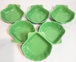 Pfaltzgraff Cool Green Small Shell Dish Set Of 6 Scallop Bowl 10OZ Beach Ocean. Fixed Price $33.99.