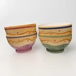 Ice Cream Bowls Set Of Four (4) Certified International Multicolored 5. Fixed Price $20.00.