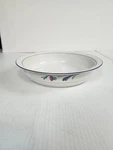 Lenox Poppies Blue Chinastone 9" Pasta Round Vegetable/ Serving Bowl. Fixed Price $28.25.