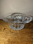 Large Reed & Barton Crystal Cut Centerpiece Bowl, 4" Tall, 10" Diameter. Fixed Price $35.00.