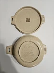 Vintage Littonware Microwave Cookware Cup Round Bowl With Lid 39278 & 39277. Fixed Price $19.97.