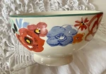 Footed 6" Pioneer Woman Bowl, Flea Market Floral Euc. Fixed Price $12.00.