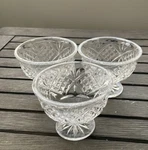 Godinger Dublin Ice Cream Dessert Serving Bowls Set Of 3.. Fixed Price $20.00.