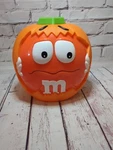 M&ms Candy Halloween Pumpkin Orange Plastic Dish Table/desk Display. Fixed Price $20.00.