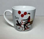 Paris Coffee Tea Mug 10 Oz Light Blue Now Designs Dishwasher Microwave Safe. Fixed Price $11.99.
