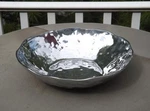 Beatriz Ball Soho Organic Silver Aluminum Serving Bowl 5927 Exc 13" Wide. Fixed Price $49.99.
