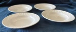 Totally Today White Fruit Dessert Bowl Embossed Edge Dots & Triangles, Set Of 4. Fixed Price $14.95.