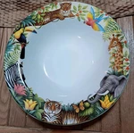 Jungle Animals Sakura 8 1/4" Rim Soup Bowl Bin 1097 - 240476. Fixed Price $12.95.