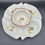 Vintage California Originals 1033-2 Floral Lazy Susan 3-PIECE 1960S Pottery. Fixed Price $22.25.