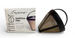 Capresso Goldtone Coffee Filter #750.09 Reusable Size 4 Cone Fits 8, 10, 12 Cup. Fixed Price $19.95.