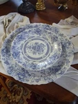 Arcopal France Honorine Blue & White Floral Salad/appetizer Plates Set Of 8. Fixed Price $65.00.