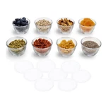 Libbey Small Glass Bowls, Containers With Lids Set Of 8 Keep Leftov.... Fixed Price $25.43.
