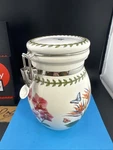 Portmeirion Exotic Botanic Garden Pink Moth Orchid Large Jar Sealing Lid. Fixed Price $85.00.