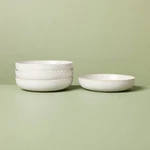 Set Of 4 28 Fl Oz Pinched Edge Pasta/grain Bowls Sour Cream - Hearth & Hand. Fixed Price $54.59.