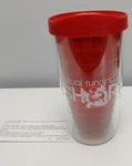Rundisney Virtual Running Shorts Red Insulated Travel Tumbler 16OZ. Fixed Price $15.99.