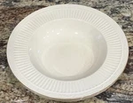 Six Htf Mikasa Stone Manor Sand Dune Flat Rim Soup Bowls New With Labels 9 1/2. Fixed Price $65.00.