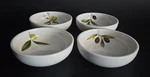 Olive Accents Dipping Bowls By The Cellar Set Of 4 Hand Painted Pattern. Fixed Price $18.00.