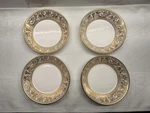 Set Of Wedgwood Gold Florentine Fruit Bowls Bone China England W4219. Fixed Price $64.95.