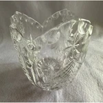 Mikasa Christmas Trees Germany Crystal Glass Bowl SN106 Holiday Decor. Fixed Price $15.00.