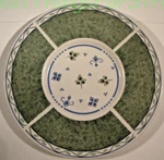 Sango Sabrina 8840 - 45 Tea Saucer Dishwasher Oven Microwave China Green Plate. Fixed Price $9.99.