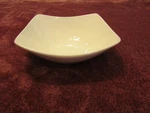 New Salt Off-white 6.75" Square Soft Rim Porcelain Bowl. Fixed Price $9.49.