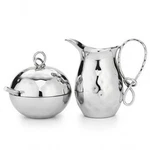 Opus Stainless Steel Cream & Sugar By Mary Jurek Design. Fixed Price $80.00.